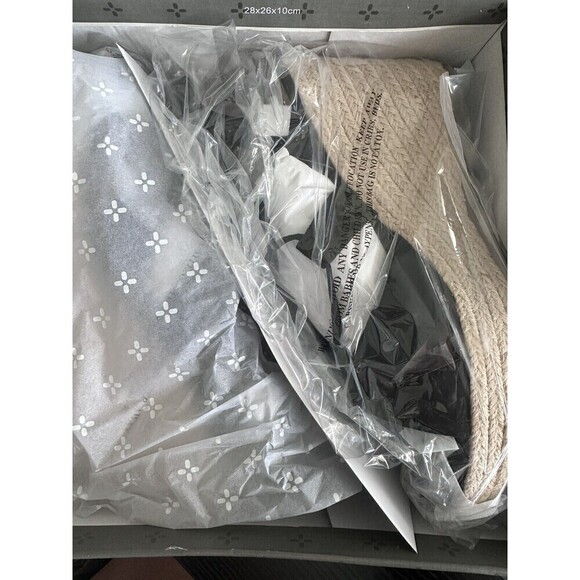 SUN STONE Women's Wedge Sandals Black Padded Tinsleyy Round Toe  Shoes 10M - Picture 4 of 4